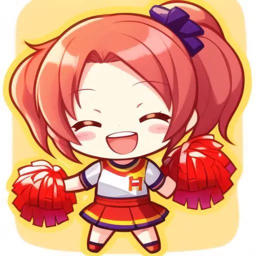 Chibi emote cheering happy, <lora:Chibi_emote_party:0.8>
