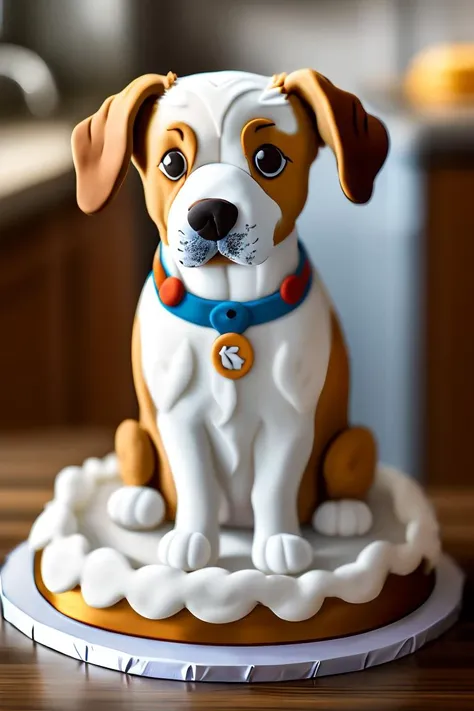 masterpiece, , high quality, A dog cake, clean background <lora:J_cake2:0.8>