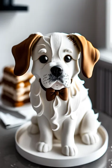 masterpiece, , high quality, A dog cake, clean background <lora:J_cake2:0.8>