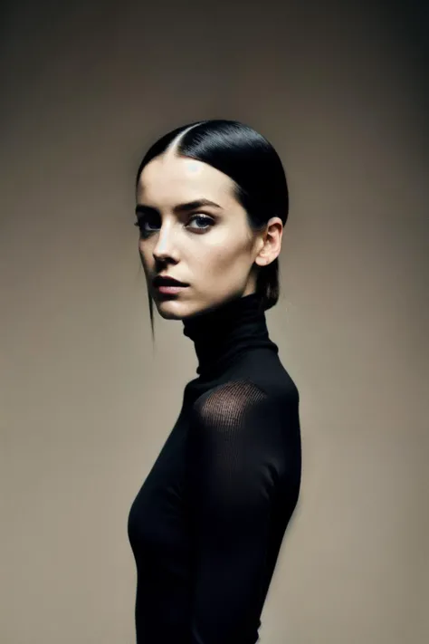 A stunning intricate full color portrait of jst , wearing a black turtleneck, epic character composition, by ilya kuvshinov, alessio albi, nina masic, sharp focus, natural lighting, subsurface scattering, f2, 35mm<lyco:JessicaSt-RealVision-V1.0:1.0>