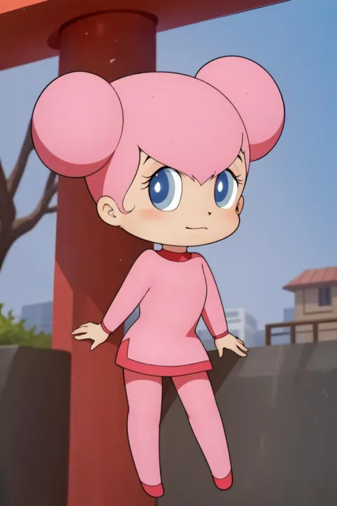 masterpiece, best quality, solo,outdoor,looking at viewer,anime style,1girl,
<lora:tatsukoV1:0.9>tatsuko,chibi