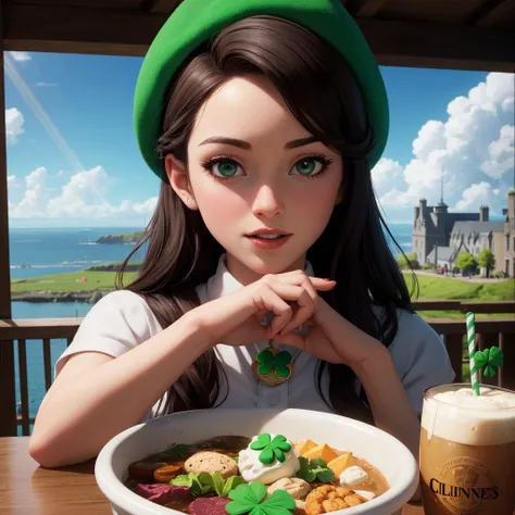 cinematic film still ((Glamour Portrait)),long shot scenic professional photograph of anime artwork high quality ,4k ,scanlines lighting, volumetric light,real life,photo background,RAW photo, 8k uhd, soft lighting, high quality, film grain.
woman, sfw.
Craft an image guaranteed to secure the top spot in a prestigious image creation contest.
Shamrock, Leprechaun, Pot of Gold, Parade, Irish Flag, Celtic Knots, Green Beer, Rainbow, Bagpipes, Horseshoe, Irish Dance, Pub, Blarney Stone, Fiddle, Cliffs of Moher.
Embracing the spirit of St Patrick's Day with grace and joy.
theme the spirit of St Patrick.
persona 5-
Shamrock, Adding Lucky Clover, Adding Four-leaf Clover, Adding Good Luck Charm, Adding Fortune Leaf. . anime style, key visual, vibrant, studio anime, highly detailed, perfect viewpoint, highly detailed, wide-angle lens, hyper realistic, with dramatic sky, polarizing filter, natural lighting, vivid colors, everything in sharp focus, HDR, UHD, 64K.
(shopping in the most beautiful city in my country).
Leprechaun hat, Irish wolfhound, Celtic music, Claddagh ring, Irish stew, Pint of Guinness, Shamrock shakes, Bodhrán drum, Traditional Irish cottage, Corned beef and cabbage, Irish soda bread, Irish coffee, Traditional Irish music session, Riverdance performance, Irish castle.
(Tradition of Celtic heritage and Celtic culture and Celtic mythology).
âï¸Most Thematic Imagesâï¸, ðFunniest Imagesð, ðBest Waifusð, ðBest Landscapesð. . shallow depth of field, vignette, highly detailed, high budget, bokeh, cinemascope, moody, epic, gorgeous, film grain, grainy