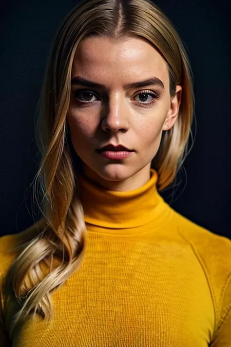 A stunning intricate full color portrait of a woman,wearing a black turtleneck,epic character composition,by ilya kuvshinov, alessio albi, nina masic,sharp focus, natural lighting, subsurface scattering, f2, 35mm, film grain <lora:ATLJ_V1:0.8>