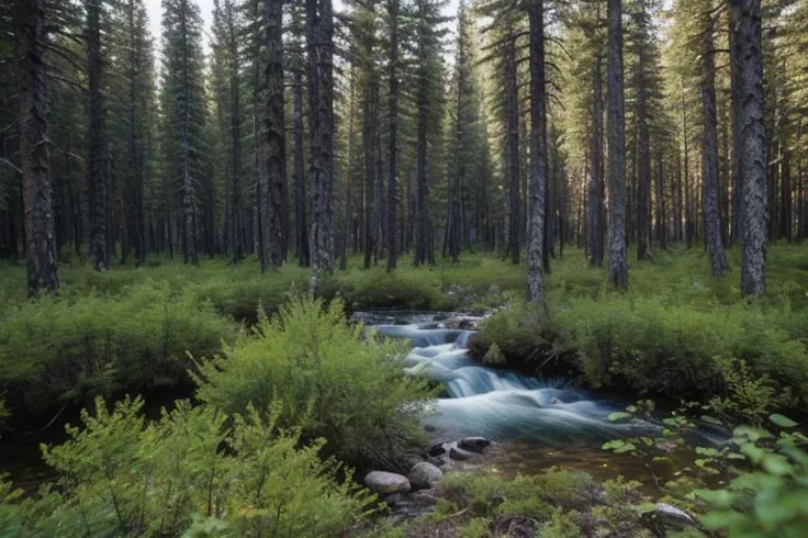 masterpiece, best quality, photo of boreal forest , Canon EOS 5D Mark IV <lora:detail_slider_v4:1>  <lora:epiCRealismHelper:1> <lora:epiCRealLife:1>