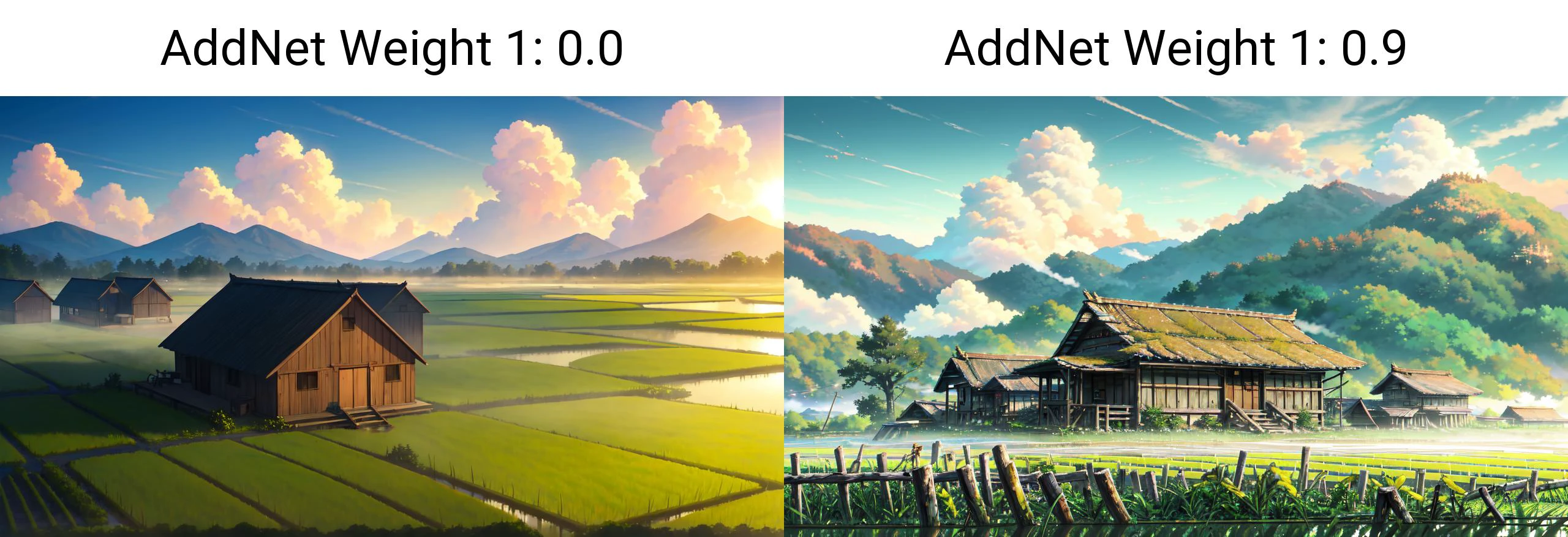Detailed Places - Anime - Style