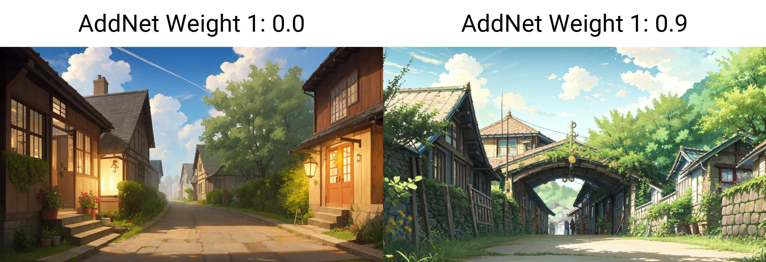 Detailed Places - Anime - Style