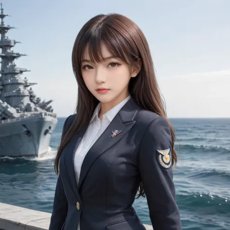 1girl, upper body, leaning forward, coat, suit, BREAK, complex background, scifi, outdoors, ocean, battleship, 
<lora:FilmVelvia3:0.5>
<lora:SDXL Detail Tweaker XL ç»èè°æ´å¨ -3 3:1>
<lora:Princess Lucia 800M SDXL-000006:0.5>