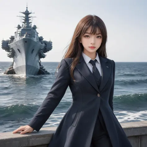 1girl, upper body, leaning forward, coat, suit, BREAK, complex background, scifi, outdoors, ocean, battleship, 
<lora:FilmVelvia3:0.5>
<lora:SDXL Detail Tweaker XL ç»èè°æ´å¨ -3 3:1>
<lora:Princess Lucia 800M SDXL-000006:0.5>