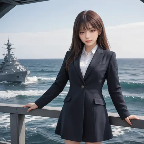 1girl, upper body, leaning forward, coat, suit, BREAK, complex background, scifi, outdoors, ocean, battleship, 
<lora:FilmVelvia3:0.5>
<lora:SDXL Detail Tweaker XL ç»èè°æ´å¨ -3 3:1>
<lora:Princess Lucia 800M SDXL-000006:0.5>