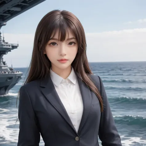 1girl, upper body, leaning forward, coat, suit, BREAK, complex background, scifi, outdoors, ocean, battleship,
<lora:FilmVelvia3:0.5>
<lora:SDXL Detail Tweaker XL ç»èè°æ´å¨ -3 3:1>
<lora:Princess Lucia 800M SDXL-000006:0.5>