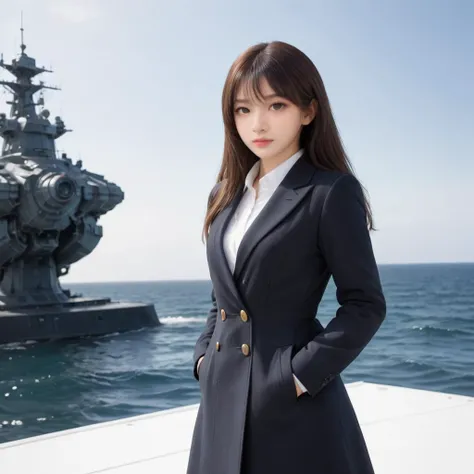 1girl, upper body, leaning forward, coat, suit, BREAK, complex background, scifi, outdoors, ocean, battleship,
<lora:FilmVelvia3:0.5>
<lora:SDXL Detail Tweaker XL ç»èè°æ´å¨ -3 3:1>
<lora:Princess Lucia 800M SDXL-000006:0.5>