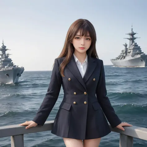 1girl, upper body, leaning forward, coat, suit, BREAK, complex background, scifi, outdoors, ocean, battleship, 
<lora:FilmVelvia3:0.5>
<lora:SDXL Detail Tweaker XL ç»èè°æ´å¨ -3 3:1>
<lora:Princess Lucia 800M SDXL-000006:0.5>