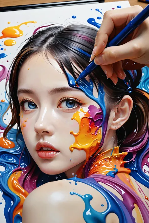 Colorful, multiple colors, intricate detail, splash screen, photorealistic, intricately detailed fluid gouache painting, calligraphy, acrylic, watercolor art,
masterpiece, best quality, 1girl, <lora:kwFemaleBeta42_SDXL_v1:1>,
waifu
