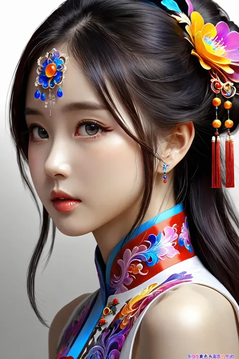 official art, highest details, beautiful and aesthetic, fractal art, colorful,
masterpiece, best quality, 1girl, <lora:kwFemaleBeta42_SDXL_v1:1>,
chinese