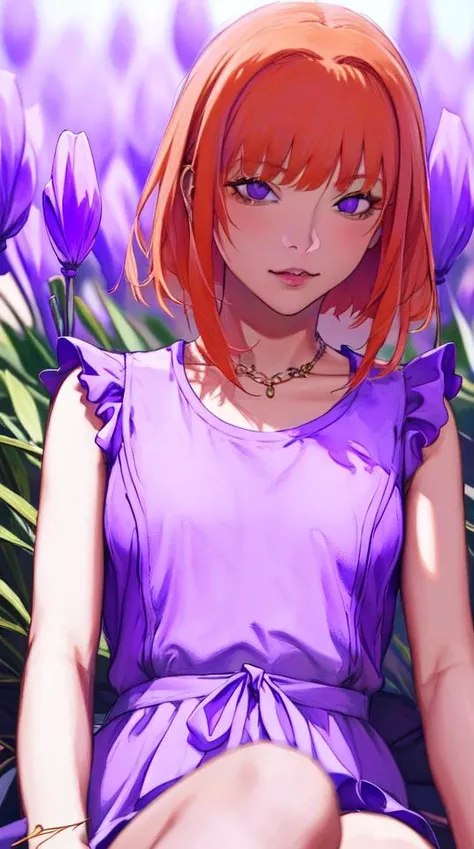 ratte867, 1girl, solo, (pastel orange hair:1.2), French bob, (lavender clothes:1.2) <lora:ratte867-LoRA:1>, masterpiece, best quality, photorealistic, realistic, (RAW photo, 8k uhd, film grain), caustics, subsurface scattering <hypernet:myhands_22k:0.75>