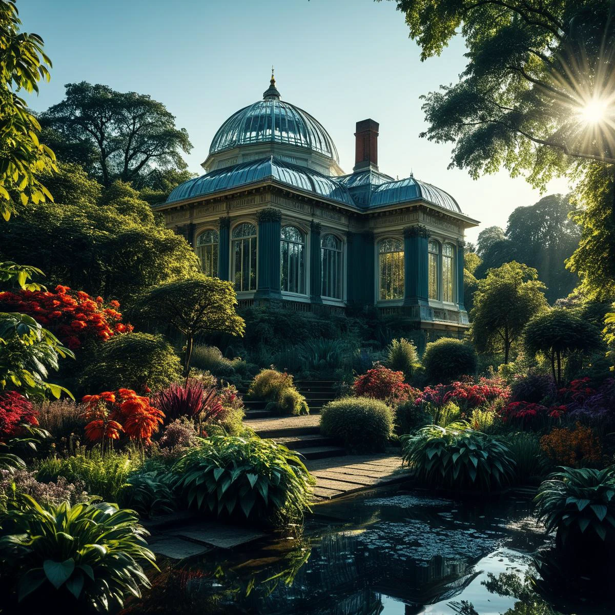 (((In a garden with the Kew Gardens in the background))), volumetric lighting, vibrant colors, 4k epic detailed, shot on kodak, 35mm photo, sharp focus, high budget, cinemascope, moody, epic, gorgeous, film grain, grainy, low key photography, dramatic lighting, intense emotions, cinematic feel, mysterious ambiance, emphasizing shape and form, creating depth, evoking drama, storytelling through shadows, professional technique,professional lighting, imaginative concept, creative styling, otherworldly aesthetic, surreal visual, captivating narrative, intricate detail, fantastical landscape, editorial storytelling, professional lighting, creating visual impact, evoking emotion, pushing creative boundaries <lora:add-detail-xl:2> <lora:Cosine_freck:1>