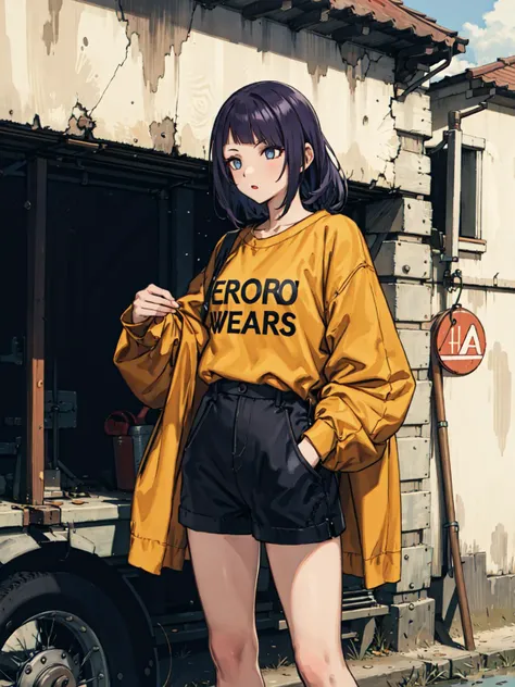 best quality, detailed background, girl, ,euro_street, random_wear, <lora:tanakaMamimiTHEIDOLM_v10:1>
