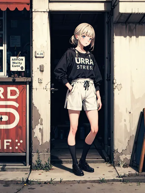 best quality, detailed background, girl, ,euro_street, random_wear, <lora:hairOverEyesLoraStyle_v1:1>