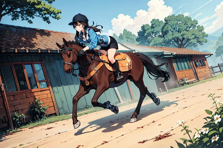 (masterpiece),(best quality:1.6), (ultra-detailed),girl riding horse,
brake,
machine horse