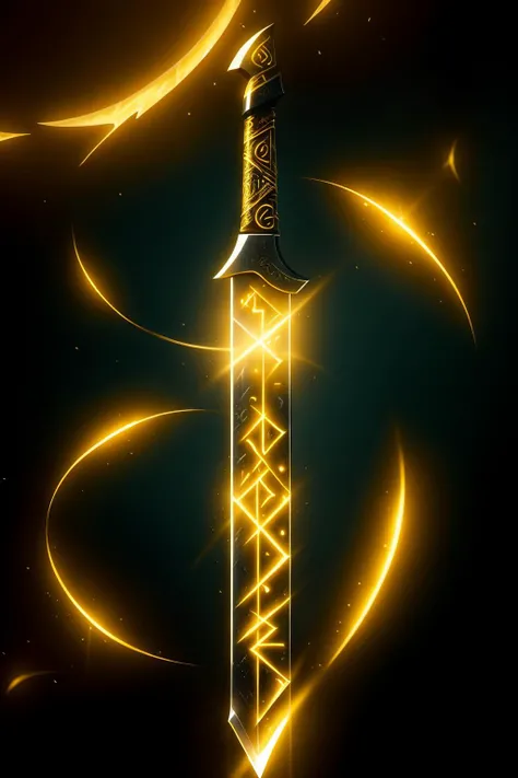 ultra realistic cg, <lora:GlowingRunesAIv4-000005:0.8>, a glowingrunes_yellow knife intricate, volumetric lighting,