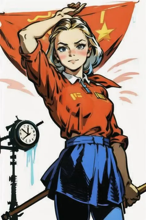 multiple girls, cute, <lora:MixDLCForFishMix23314_23314:1> <lora:sovietPioneers_sopiV10:0.5>