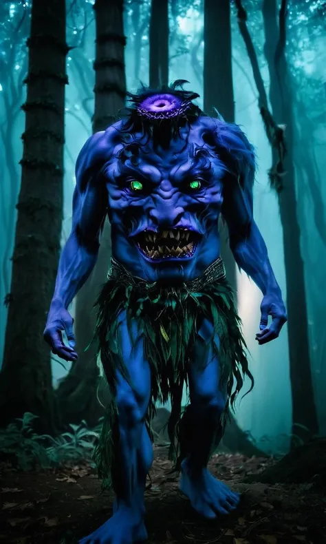((masterpiece)),((best quality)),8k,high detailed,ultra-detailed,intricate detail,Photography,xingtian,bare shoulders,headless,(Ethereal:1.2),standing in a misty forest,(Intense:1.2),(Enigmatic:1.1),Soft,diffused light filtering through the ancient trees,creating an otherworldly atmosphere,Glowing eyes,smoke effects,Moody and mysterious atmosphere,green,blue,and deep purple color scheme,Asymmetric composition,Canon EOS 5D Mark IV,50mm,F1.4,ISO 100,shutter speed 1/200,<lora:xigntian:1>,