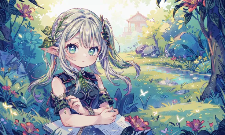 anime,(Nahida),(masterpiece, top quality, best quality, official art, beautiful and aesthetic:1.2),upper body,extreme detailed,colorful,flowers,highest detailed, <lora:Nahida:1> <lora:Add-More-Details_v1.0:1>