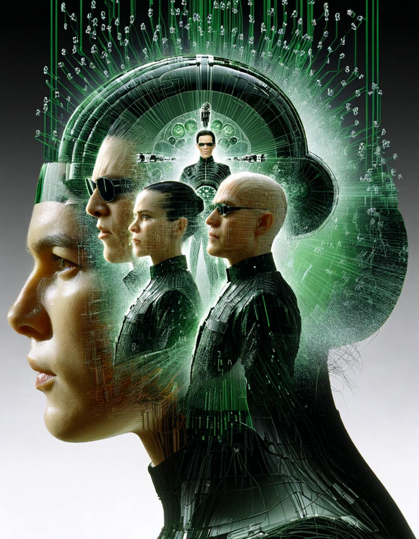 A poster of the matrix - SeaArt AI