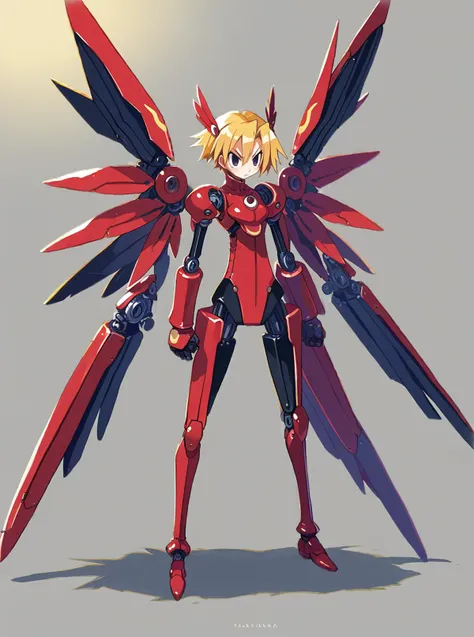 score_9, score_8_up, score_7_up, source_anime, solo, 1girl, pantyshot, Mechanical wings, , , Cinematic lighting, 1900s, , harada takehito, <lora:harada_takehito_PDXL-000001:1>