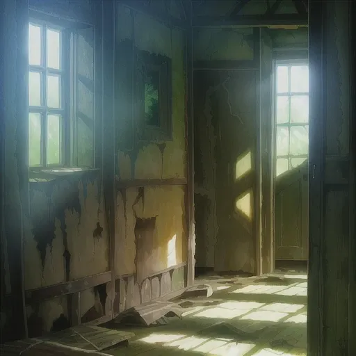 howlbgs, old house, inside, sunlit, messy, <lora:howlsMovingCastleInterior_v1:1>