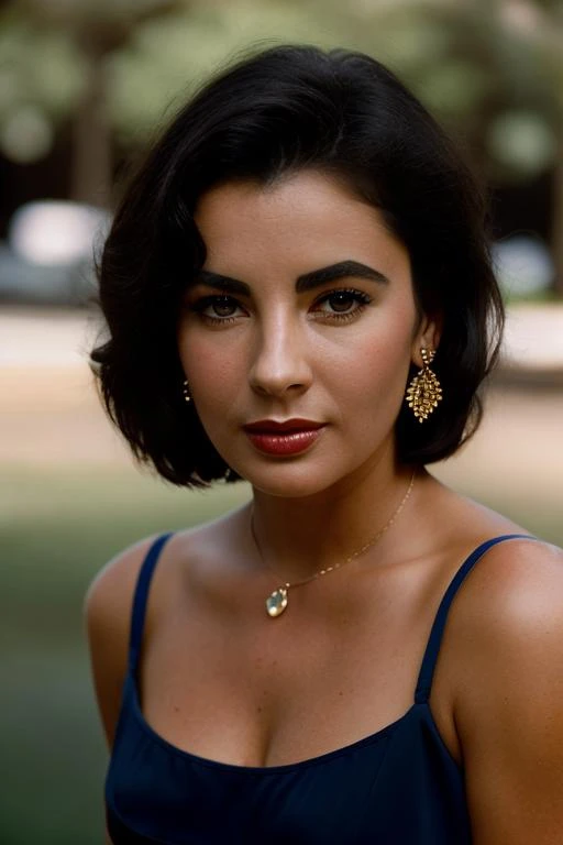 Realistic photo of a beautiful lyzt4yl0r-v2 woman, 1girl, solo, breasts, short hair, black hair, dress, cleavage, jewelry, medium breasts, purple eyes, upper body, earrings, lips, makeup, lipstick, realistic, soft lighting, professional Photography, Photorealistic, detailed, RAW, analog, sharp focus, 8k, HD, DSLR, high quality, Fujifilm XT3, film grain, award winning, masterpiece<lora:lyzt4yl0r-v2:1.0>