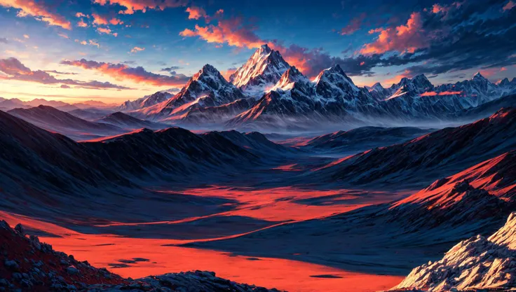 ((masterpiece:1.4,best quality)), cloud, outdoors
(mountains), scenery, sky, (dessert:1.4),
(early morning:1.4),morning red, high detail, abundant, 8k, high detail, wallpaper,
<lora:more_details:1.5>