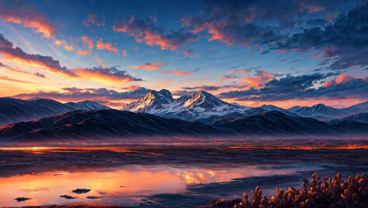 ((masterpiece:1.4,best quality)), cloud, outdoors
(mountains), scenery, sky, (dessert:1.4),
(early morning:1.4),morning red, high detail, abundant, 8k, high detail, wallpaper,
<lora:more_details:1.5>