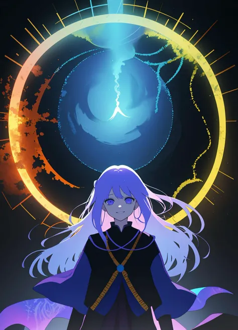 24 years old, 1 Beautiful women, long hair, detailed eyes, smile, Nightmare Conjurer, crafting nightmares from the ether, eerie workshop, dark attire with unsettling patterns, instruments for weaving dreams, swirling mists, spectral figures flitting at the edge of vision, whispers that chill the air, walls adorned with disturbing artwork, a palpable sense of dread, heavy air thick with the scent of incense and unknown herbs., <lora:add_detail:-1>, <lora:colorify:1>,
