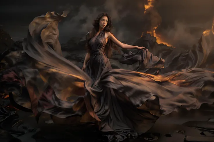 (8k, RAW photo, best quality,masterpiece:1.2),(realistic, photo-realistic:1.37),
1girl,long legs, full body,lava dress,simple background,ocean,
<lora:lavadress2:1> <lora:dressart_SDLife_Chiasedamme_v1.0:0.6> <lora:add_detail:0.3> <lora:more_details:0.3>