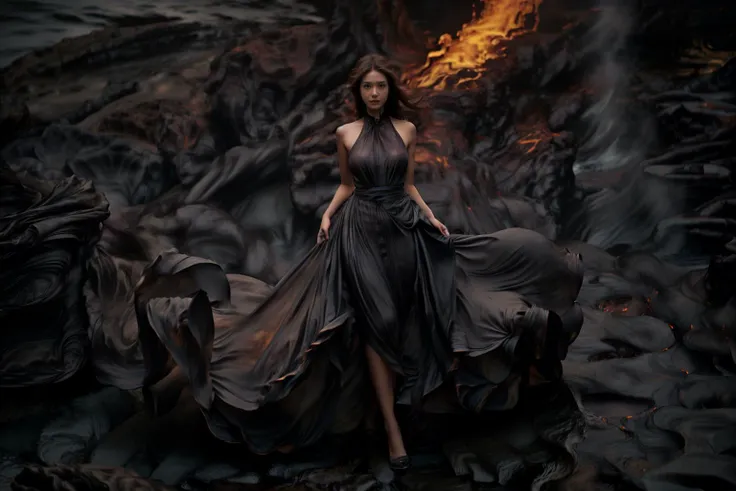 (8k, RAW photo, best quality,masterpiece:1.2),(realistic, photo-realistic:1.37),
1girl,long legs, full body,lava dress,simple background,ocean,
<lora:lavadress2:1> <lora:dressart_SDLife_Chiasedamme_v1.0:0.6> <lora:add_detail:0.3> <lora:more_details:0.3>
