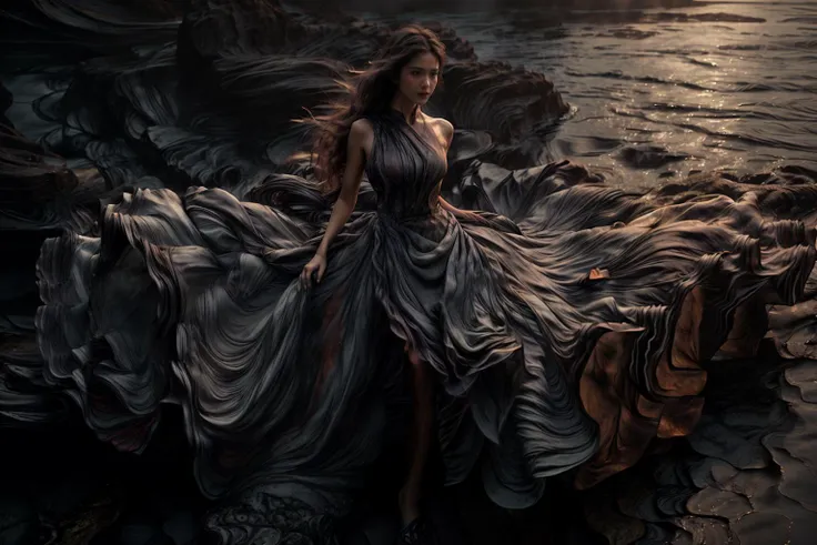 (8k, RAW photo, best quality,masterpiece:1.2),(realistic, photo-realistic:1.37),
1girl,long legs, full body,lava dress,simple background,ocean,
<lora:lavadress2:1> <lora:dressart_SDLife_Chiasedamme_v1.0:0.6> <lora:add_detail:0.5> <lora:more_details:0.5> <lora:AntimatterTech:0.8>