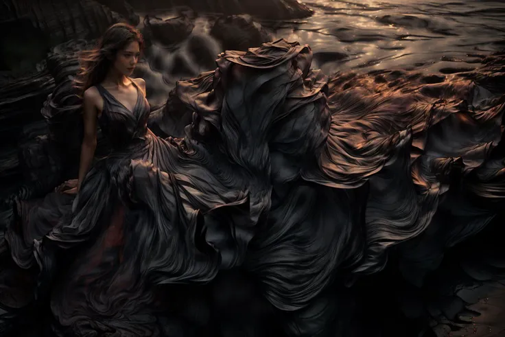 (8k, RAW photo, best quality,masterpiece:1.2),(realistic, photo-realistic:1.37),
1girl,long legs, full body,lava dress,simple background,ocean,
<lora:lavadress2:1> <lora:dressart_SDLife_Chiasedamme_v1.0:0.6> <lora:add_detail:0.5> <lora:more_details:0.5> <lora:AntimatterTech:0.8>