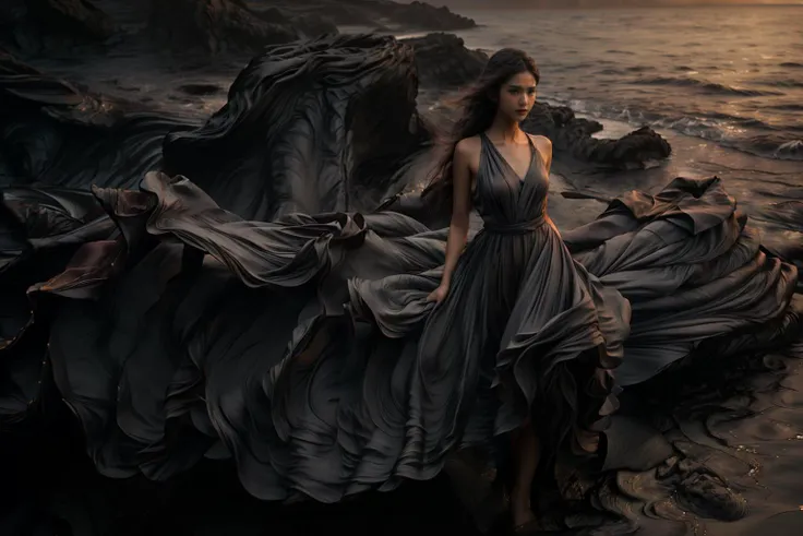 (8k, RAW photo, best quality,masterpiece:1.2),(realistic, photo-realistic:1.37),
1girl,long legs, full body,lava dress,simple background,ocean,
<lora:lavadress2:1> <lora:dressart_SDLife_Chiasedamme_v1.0:0.6> <lora:add_detail:0.3> <lora:more_details:0.3>