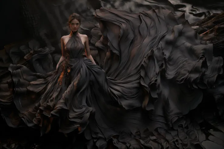 (8k, RAW photo, best quality,masterpiece:1.2),(realistic, photo-realistic:1.37),
1girl,long legs, full body,lava dress,simple background,ocean,
 <lora:lavadress2:1> <lora:dressart_SDLife_Chiasedamme_v1.0:0.6>  <lora:add_detail:0.3> <lora:more_details:0.3>