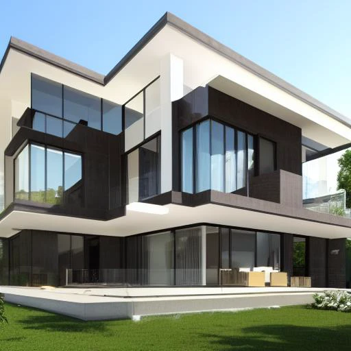 LoRA GDM Luxury Modern House / Building Architecture