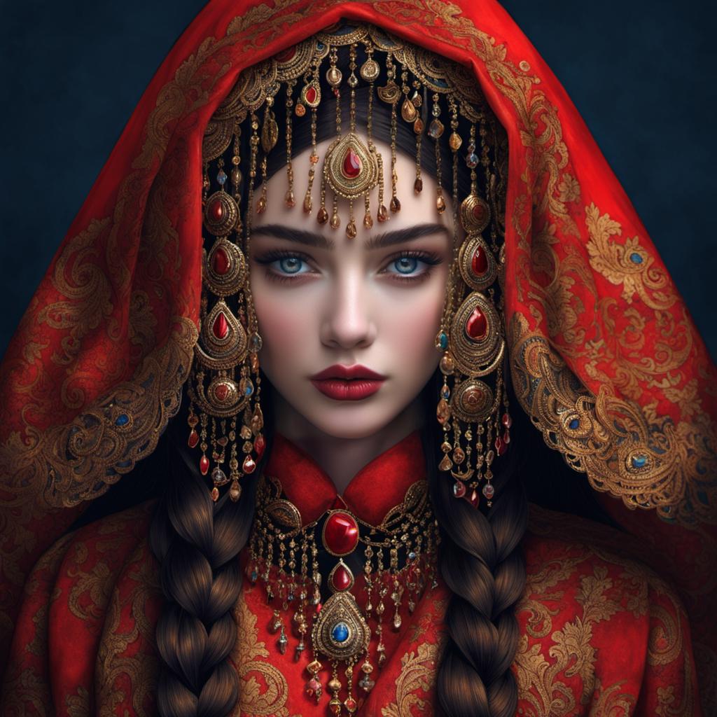 Woman in red XL v1.0