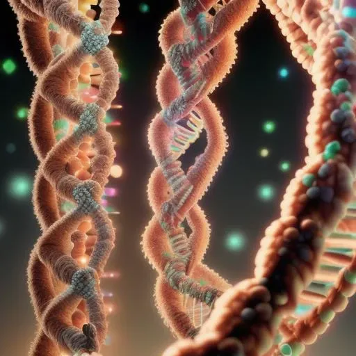 <lora:ScienceDNAStyle:1> . Hyperrealistic art 3mc - electron microscope look, microphoto, Extremely high-resolution details, photographic, realism pushed to extreme, fine texture, incredibly lifelike, A protoype nanobot mapping and remapping a entire ATCG DNA with its deeplearning AI it prevents as seen hostile to the host and therefore extremely usefull for curing or creating heterochromia iridum. but its also capable of lesser trivial tasks such as removing cancer cells.