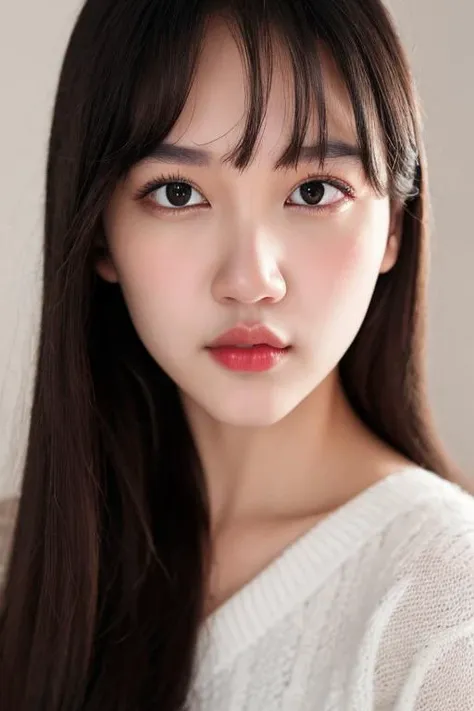 (8k, RAW photo, best quality, masterpiece:1.2), (realistic, photo-realistic:1.37), marshajkt48, <lora:marshajkt48:1>, ((pureerosface_v1:0.4)), brown_eyes, brown_hair, lips, long_hair, looking_at_viewer, realistic,