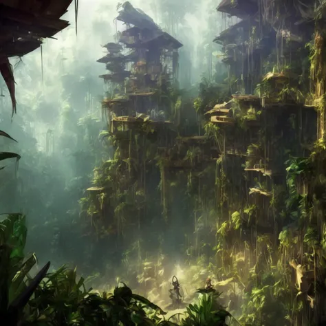 textless, Junglepunk village