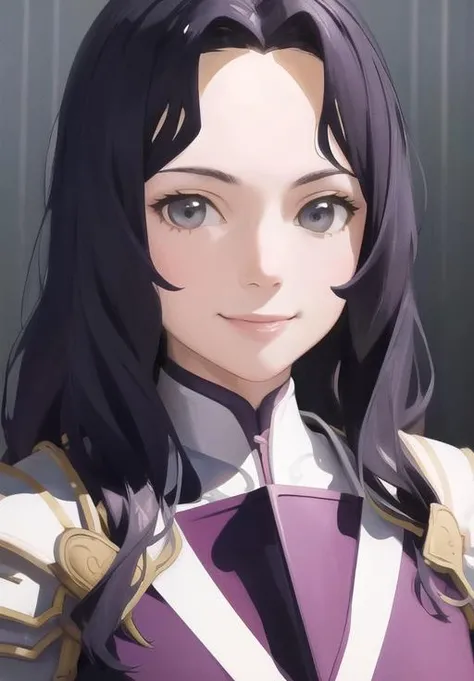 <lora:Fanatio2:0.8>, Fanatio2, armor, smile, portrait,, (masterpiece, best quality, absurdres, detailed, ultra-detailed:1.3)