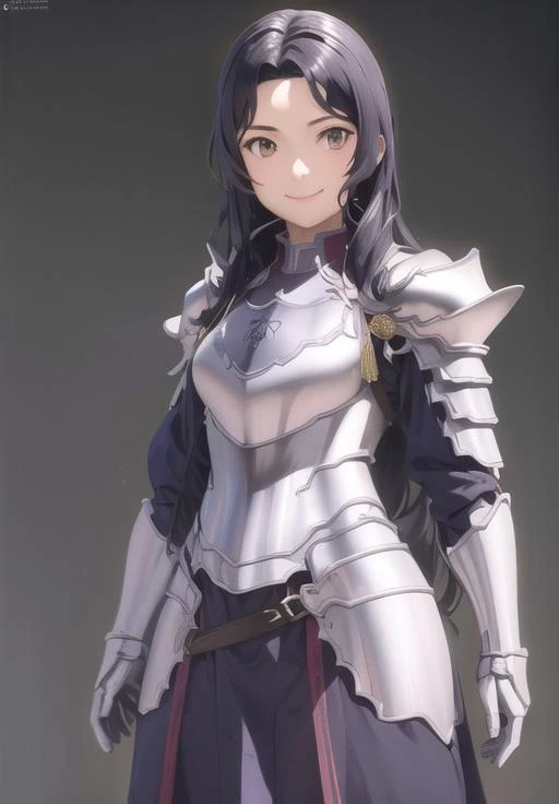 <lora:Fanatio2:0.8>, Fanatio2, armor, smile, (masterpiece, best quality, absurdres, detailed, ultra-detailed:1.3)