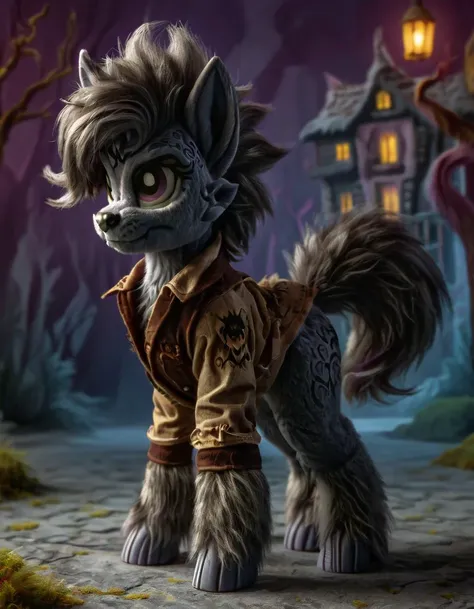 (ral-ltlpowny), my little pony (Werewolf:1.6)