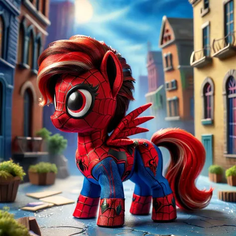 ral-ltlpowny spiderman,realistic,highly detailed,lifelike,studio photo,highly detailed,masterpiece