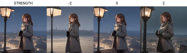 1girl, artist name, belt, black gloves, brown hair, building, candlestand, cityscape, closed mouth, day, fingerless gloves, gloves, grey jacket, holding umbrella, indoors, lamp, lips, no humans, ocean, outdoors, realistic, sand, sash, scenery, science fiction, simple background, sky, solo, sweater, torn, window <lora:j1xl1024v1:STRENGTH>